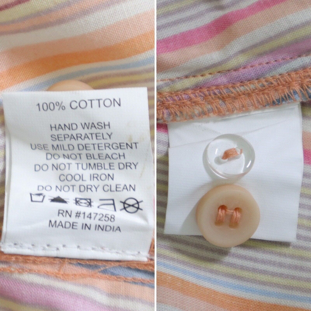 Simply Southern Size XL Maxi Sundress Cotton Pastel Stripe Pink - Picture 10 of 10